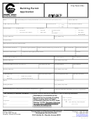 Form Udm-075 - Building Permit Application Form