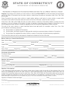 Form Au-677 - Declaration Of Payment Of Connecticut Sal Es And Use Tax On A Motor Vehicle Or Vessel - 2011