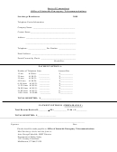 Office Of Statewide Emergency Telecommunications Form - State Of Connecticut - 2008
