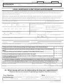 Legal Assistance Client Intake Questionnaire Form