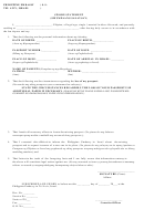 Sworn Statement Form - Philippine Embassy