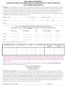 Continuation Of Enrollment Form For Full Time Students And Their Dependents