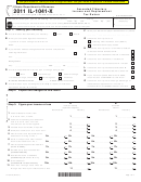 Fillable Form Il-1041-X - Amended Fiduciary Income And Replacement Tax Return 2011 Printable pdf