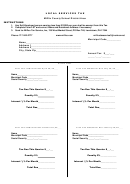 Local Services Tax-mifflin County School District Area Form