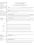 Form Cf 004a-articles Of Incorporation Of A Non-tax-exempt