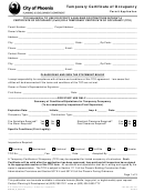 Form 00705-temporary Certificate Of Occupancy Form