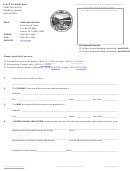 Principal Office Address Change Application Form - State Of Montana Revised: 10/25/2011
