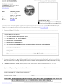 Statement Of Change Form Of Commercial Registered Agent And/or Registered Office 35-7-110, Mca - State Of Montana 2011 Printable pdf