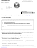 Statement Of Resignation Of Registered Agent - Montana Secretary Of State