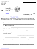 Principal Office Address Change Application Form - Montana Secretary Of State - 2009