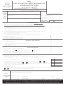 Form Bc-1120 - Income Tax Corporate Return - City Of Battle Creek - 2003
