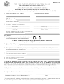 Form Rp-459 - Application For Partial Exemption For Real Property Of People Who Are Physically Disabled - 1995