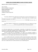 Form Si-6 - Sample Self-insurers Irrevocable Letter Of Credit