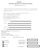 Form Mw-1 - Withholding Payment Form