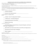 Michigan Sales And Use Tax Certificate Of Exemption Form