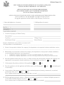 Form Rp-466-j - Application For Volunteer Firefighters/ Volunteer Ambulance Workers Exemption