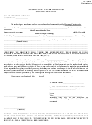 Nc Form - Unconditional Waiver And Release Upon Final Payment