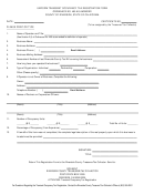 Uniform Transient Occupancy Tax Registration Form