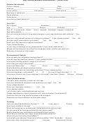 Dog Training Behavior Questionnaire Form