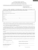 Application Form For Payroll Deduction - Office Of The Secretary Of State - State Of South Carolina
