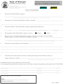 Form Llc- 1 - Articles Of Organization Form - Secretary Of State - State Of Missouri (08/04)