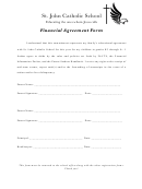 Financial Agreement Form-st. John Catholic School