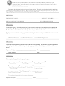 Form 49631 - Employee Statement Of Employer Provided Vehicle Use 2000