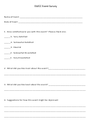 Event Survey Form