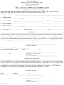 Form Chi-4tmp - Application For Chiropractic Temporary Permit May 1999