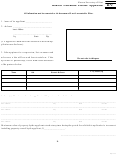 Form Bw - Bonded Warehouse License Application - Kansas Secretary Of State Printable pdf