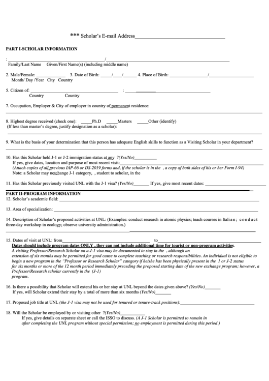Ds-2019 Request Form Printable pdf