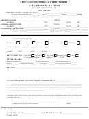 Application For Electric Permit Form