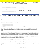 Form : P1 - Wisconsin Summons, Petition Forms