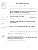 Form Ll0005 - Application For Registration Of A Foreign Limited Liability Company 2010