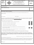 Form Otc 988-a - Report For Charitable Residential Rental Accommodations - Tulsa County - 2016