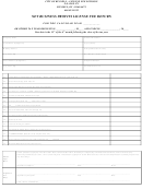 Net Business Profits License Fee Return Form - City Of Russell - License Fee Division