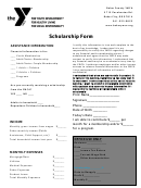 Scholarship Form - Ymca