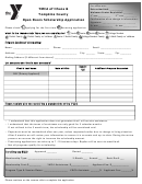 Open Doors Scholarship Application Form - Ymca Of Ithaca & Tompkins County