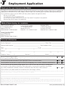 Employment Application Form - Ymca