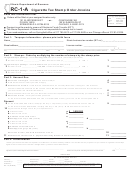 Form Rc-1-a - Cigarette Tax Stamp Order-invoice