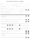 Chart Review Audit Tool Form-hospitals