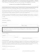 Affidavit Of No Mortgage Or Deed Of Trust Form