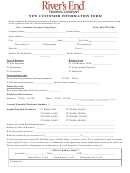 New Customer Information Form