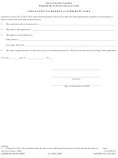 Form Bn-03 - Application To Reserve A Corporate Name