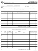 Form 70-024 - Schedule I And Ii Tobacco Tax Credits