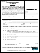 Form 606 - Application To Change A Water Right - 2000 Printable pdf