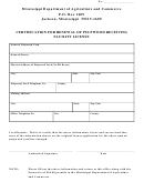 Certification For Renewal Of Pulpwood Receiving Facility License Form
