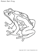 Poison Dart Frog Sheet