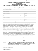 Application For License To Test And Repair Scales (service Repairman) Form