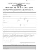 Application For Egg Marketing License Form